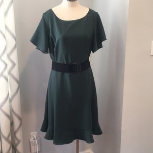 WOW NWT Flutter green dress